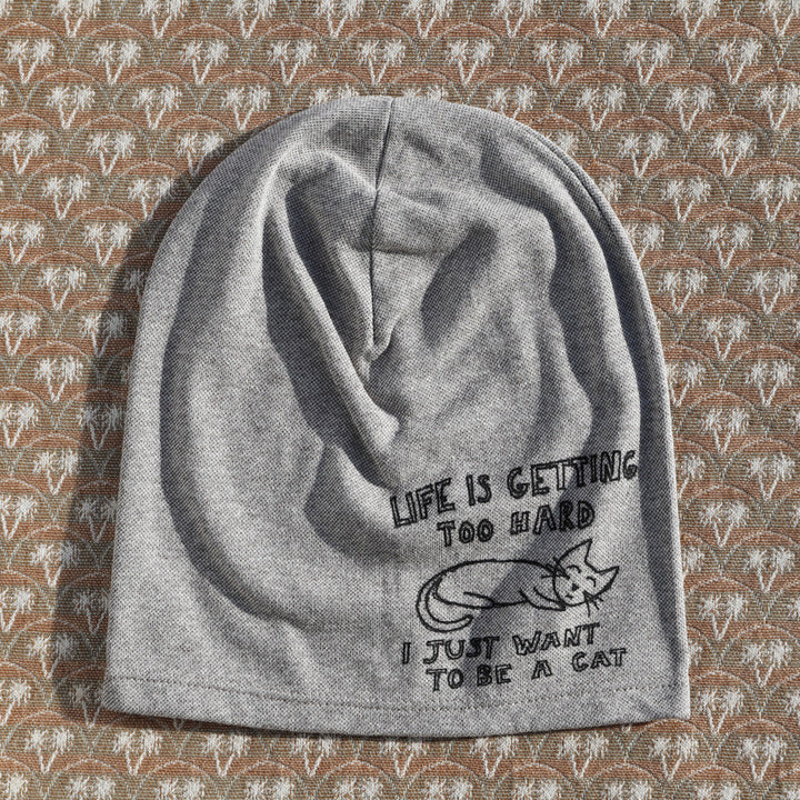Fashion Beanie - I just want to be a cat - Beanie from No Shirt No Shoes No Problem at The Prince Webshop