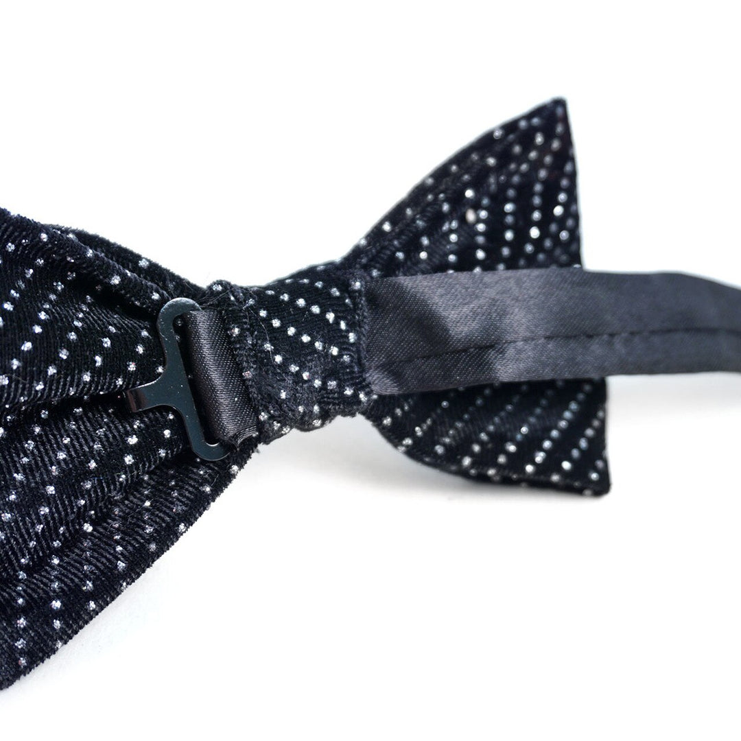 Black Butterfly Velvet Feel & Rhinestones - Butterfly from Vincent de Mani at The Prince Webshop