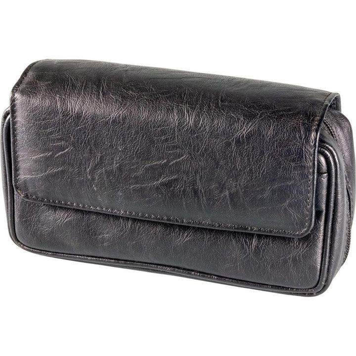 Smart Pipe Bag for 2 Pipes - Black Leather Look - Pipe Accessories from Angelo at The Prince Webshop