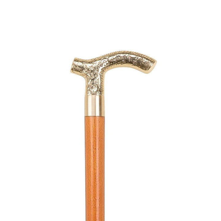 Walking stick Boxwood with Brass Handle - Walking stick from Charles Buyers & Co Ltd at The Prince Webshop