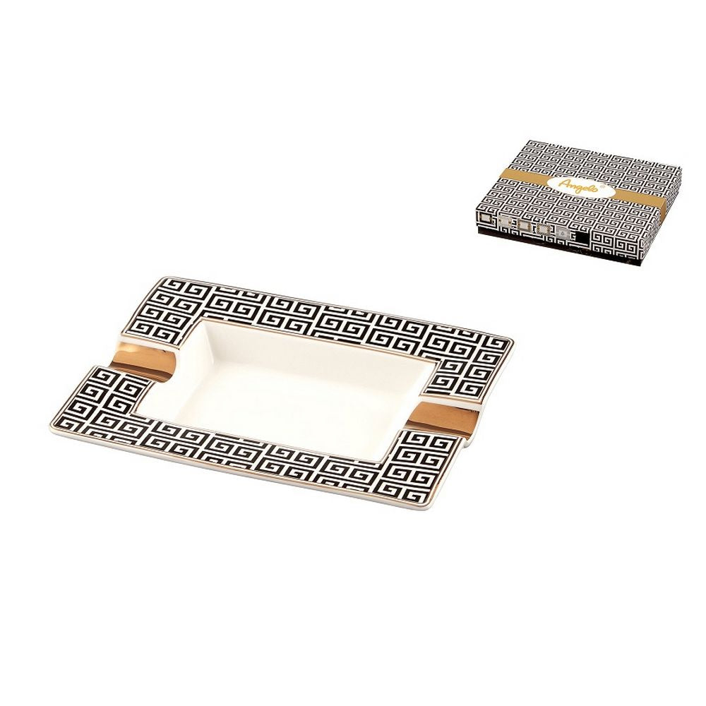 Angelo Double Cigar Ashtray New Bone China II - Cigar Ashtray from Angelo at The Prince Webshop