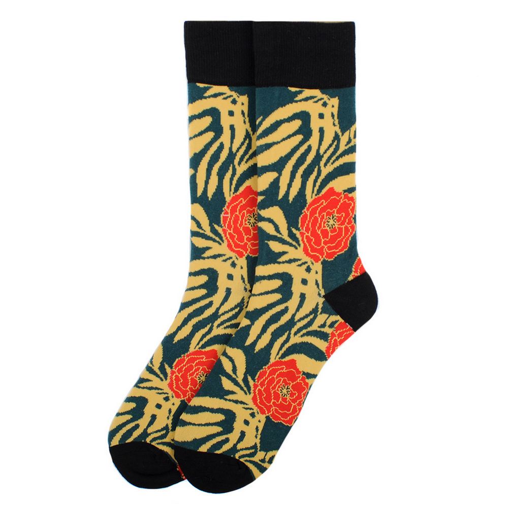 Tropical Flowers Novelty Socks - Fun Socks - Men's Socks from Parquet at The Prince Webshop