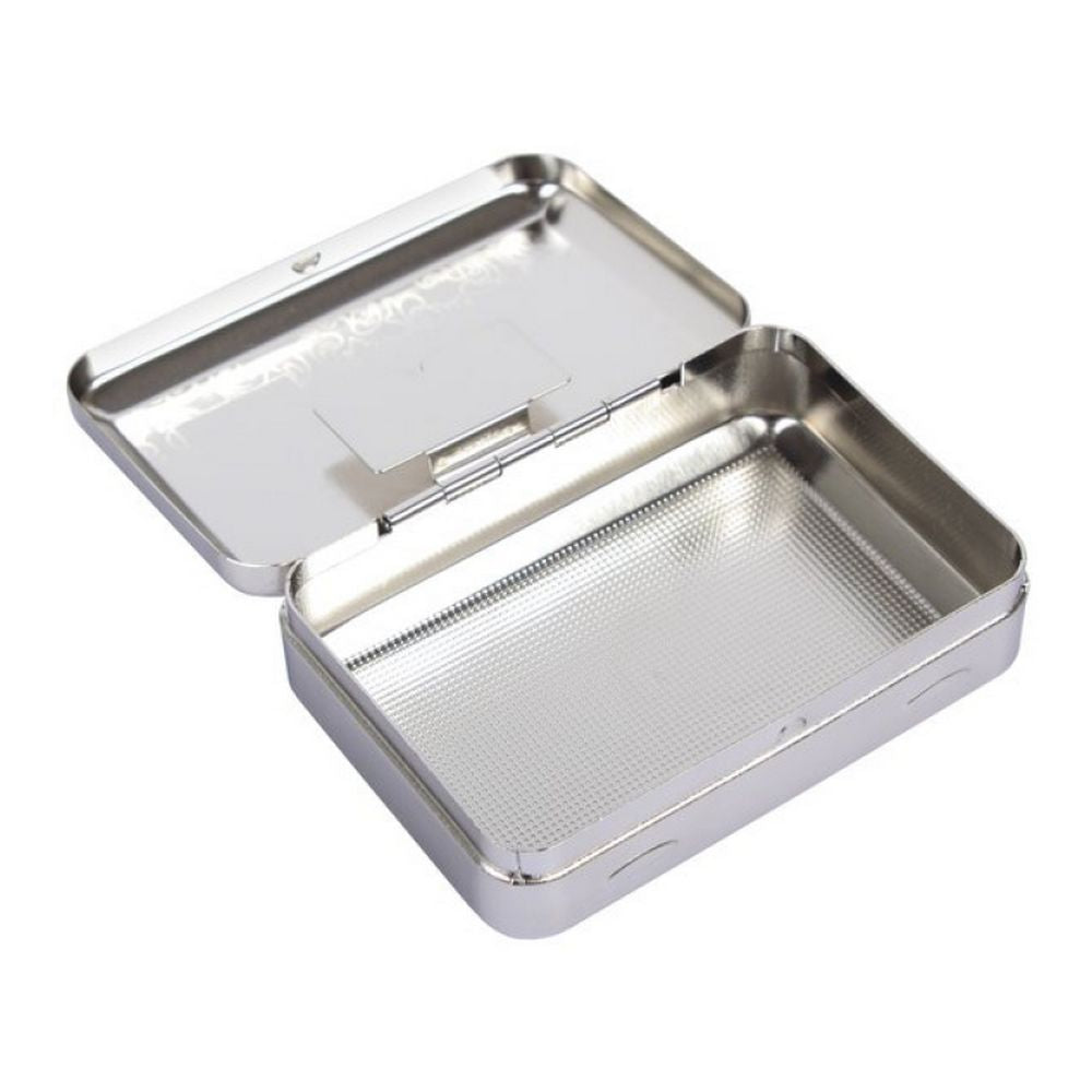 Cool Tobacco Box Silver Engraving - For Pipe and Handroll - Pipe Accessories from Wildfire at The Prince Webshop
