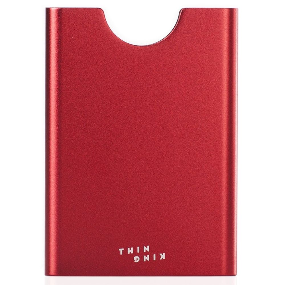 Thin King Credit Card Case - Red - Card holder from Thin King at The Prince Webshop