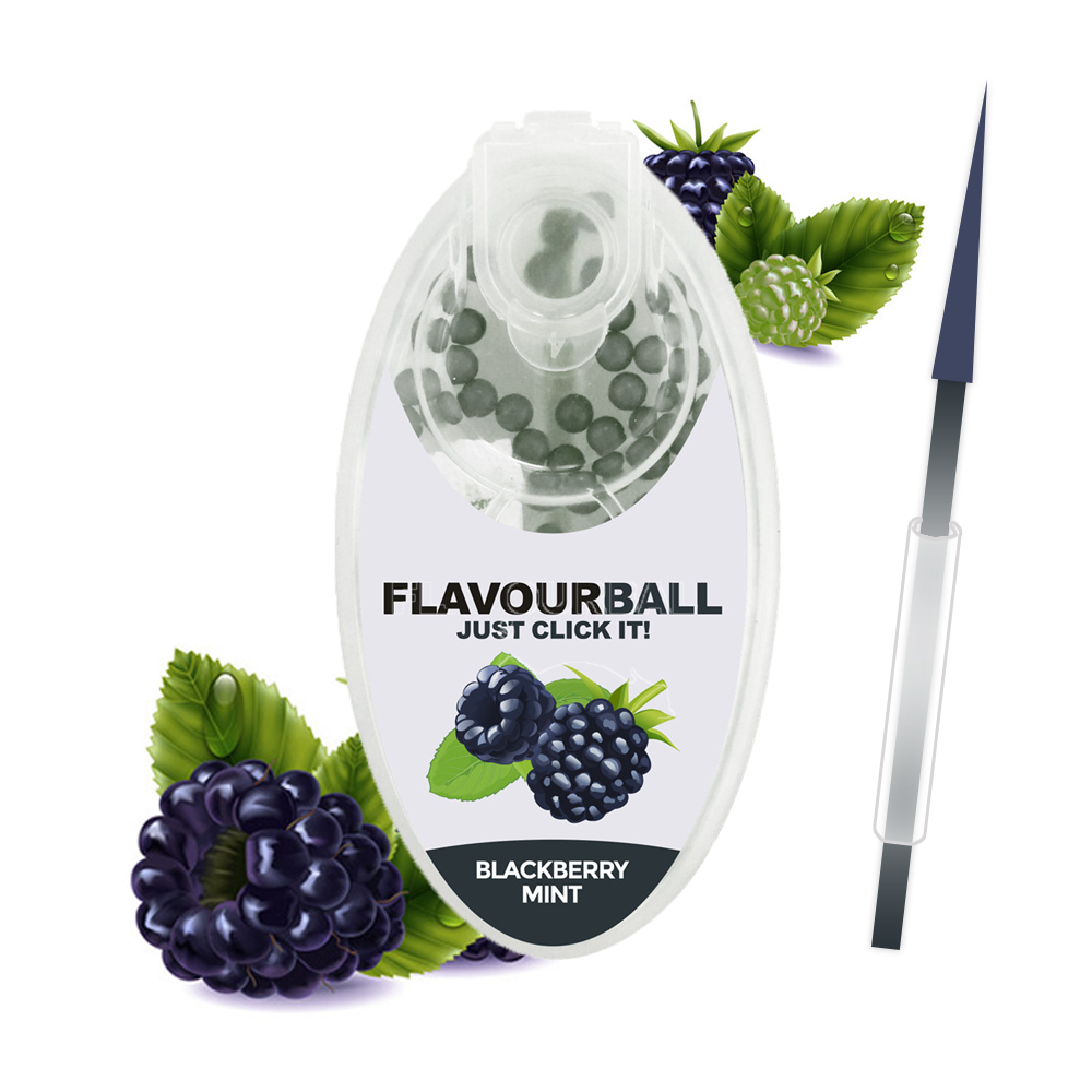 10 x 100 pcs Cool Blackberry Flavor Balls in Pod - Aroma Balls from FLAVOR BALLS at The Prince Webshop