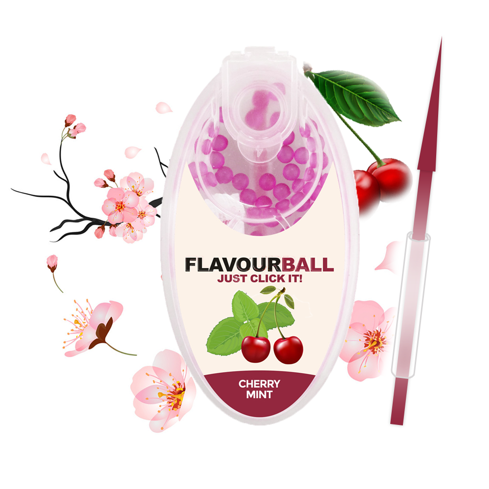 10 x 100 pcs Cool Cherry Flavor Balls in Pod - Aroma Balls from FLAVOR BALLS at The Prince Webshop