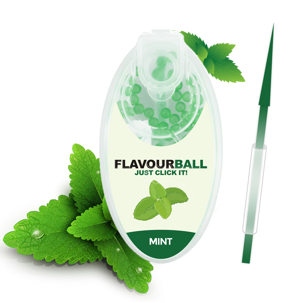 100 pcs Mint Flavor Balls in Pod - Aroma Balls from FLAVOR BALLS at The Prince Webshop