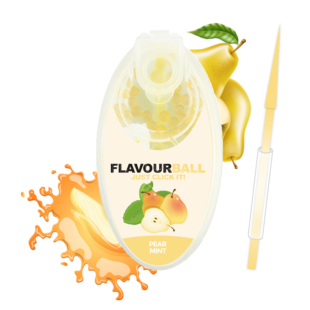 100 pcs Cool Pear Mint Flavor Balls in Pod - Aroma Balls from FLAVOR BALLS at The Prince Webshop