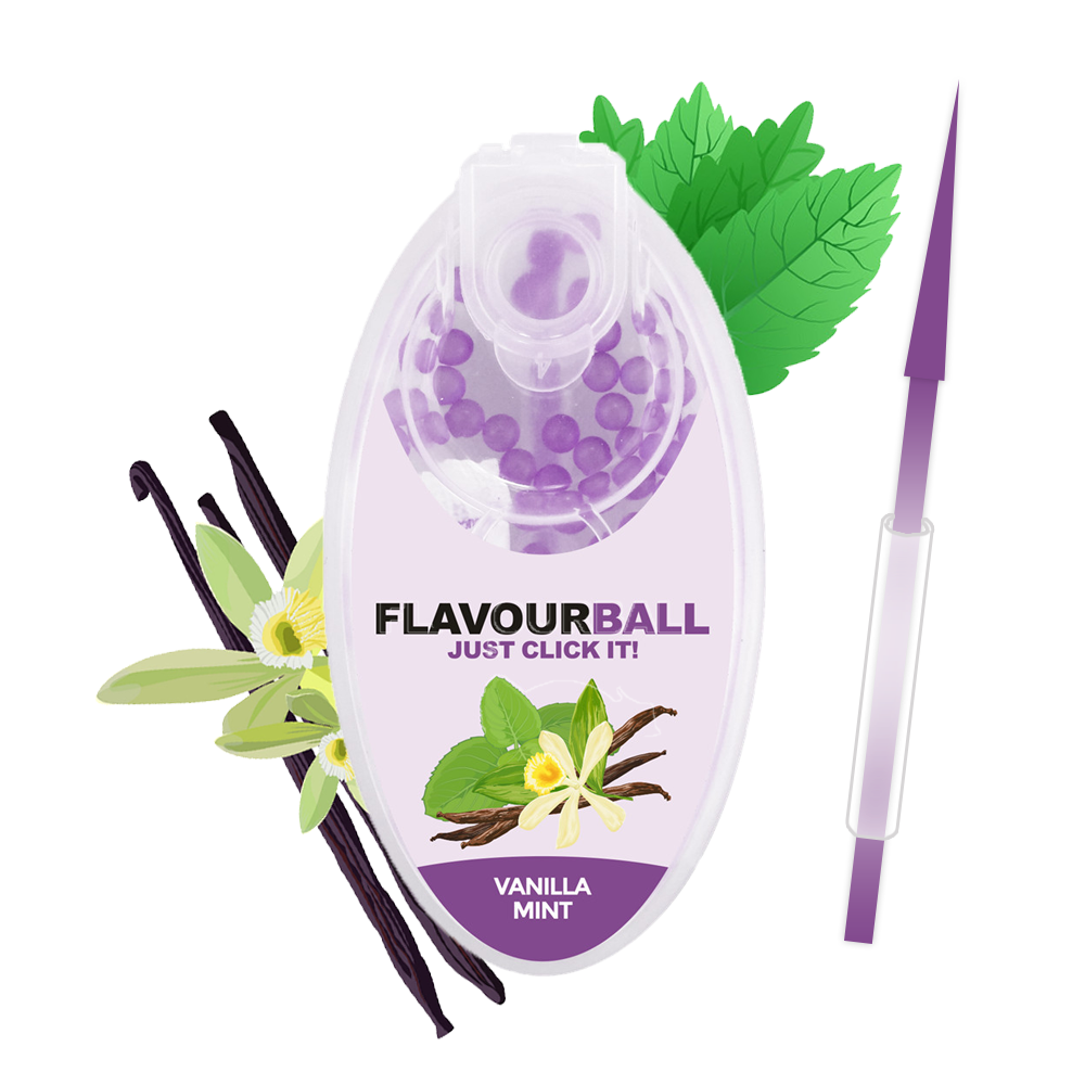 100 pcs Vanilla Mint Flavor Balls in Pod - Aroma Balls from FLAVOR BALLS at The Prince Webshop