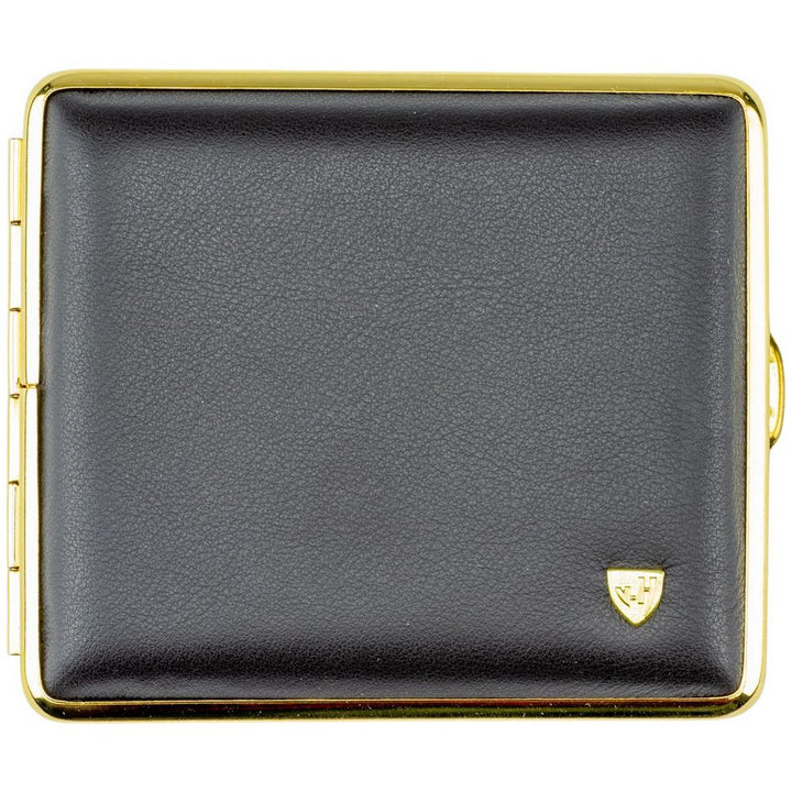 Vom Hofe Cigarette Case - 18 King Size - Dark Brown Leather - Cigarette Case from vom Hofe at The Prince Webshop