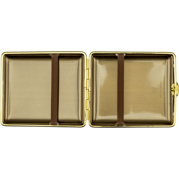 Vom Hofe Cigarette Case - 18 King Size - Dark Brown Leather - Cigarette Case from vom Hofe at The Prince Webshop