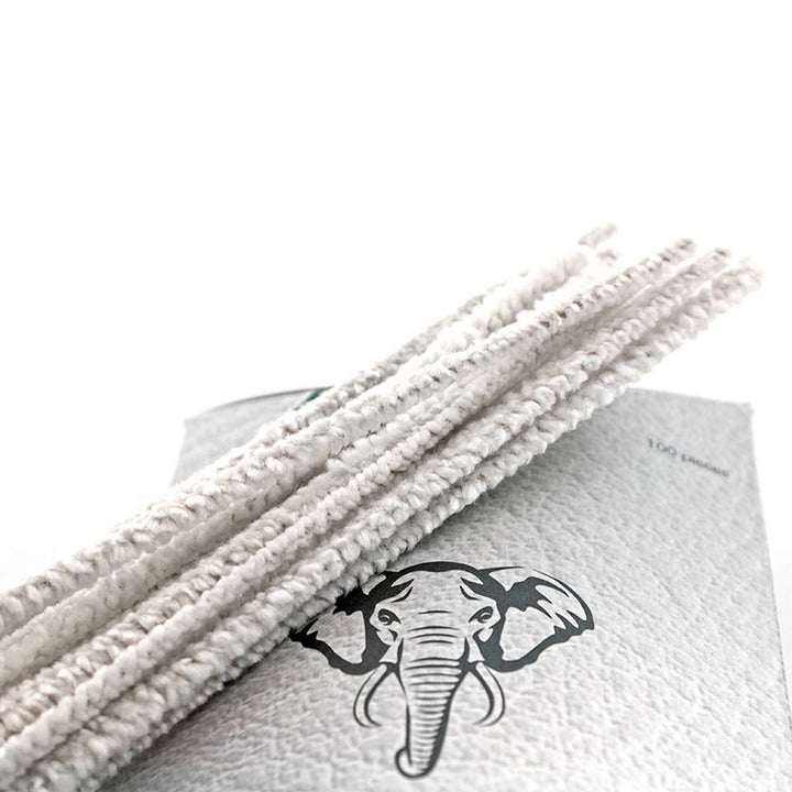 100 pcs Whte Elephant 17 cm Pipe cleaners - Soft brushes - Pipe Accessories from KOPP at The Prince Webshop