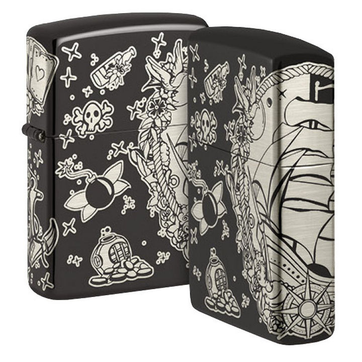 Zippo Premium Lighter - Tattoo Theme Design - Zippo Lighter from Zippo at The Prince Webshop