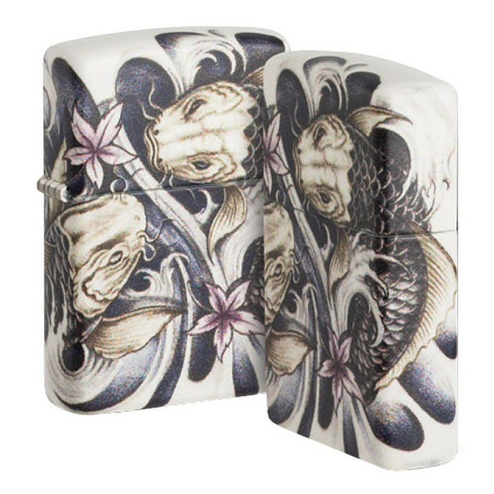 Zippo Premium Lighter - Koi Tattoo Theme Design - Zippo Lighter from Zippo at The Prince Webshop