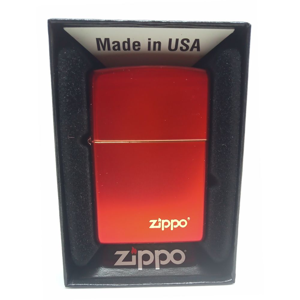 Zippo Lighter - Metallic Red - Zippo Lighter from Zippo at The Prince Webshop